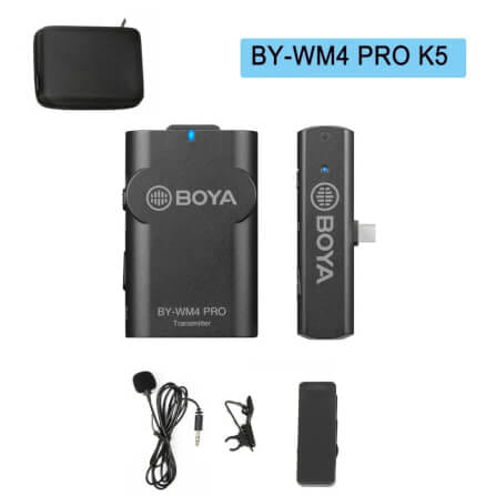 ไมโครโฟนไร้สาย BOYA MICROPHONE BOYA BY-WM4 PRO K5_1